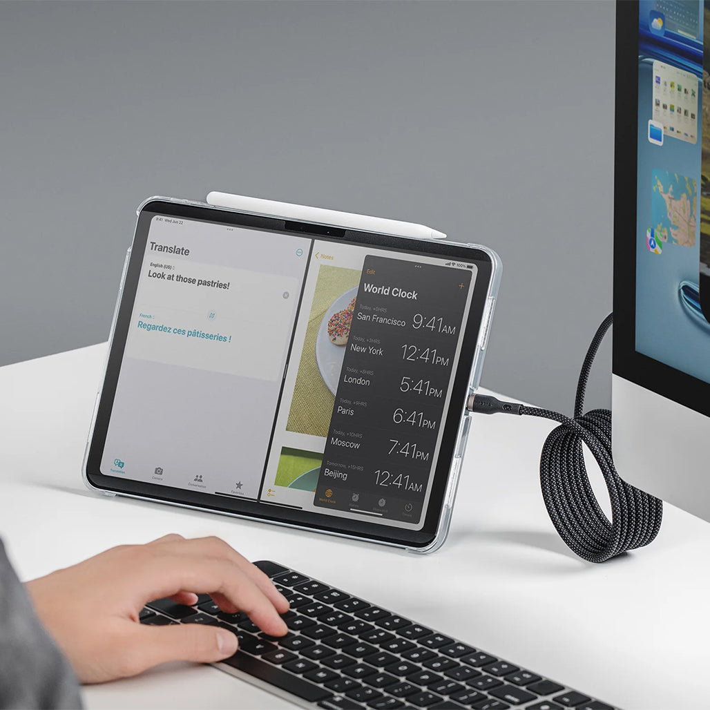 Mageasy Facet Folding Folio Case for iPad Air 13″ (M2, 2024)