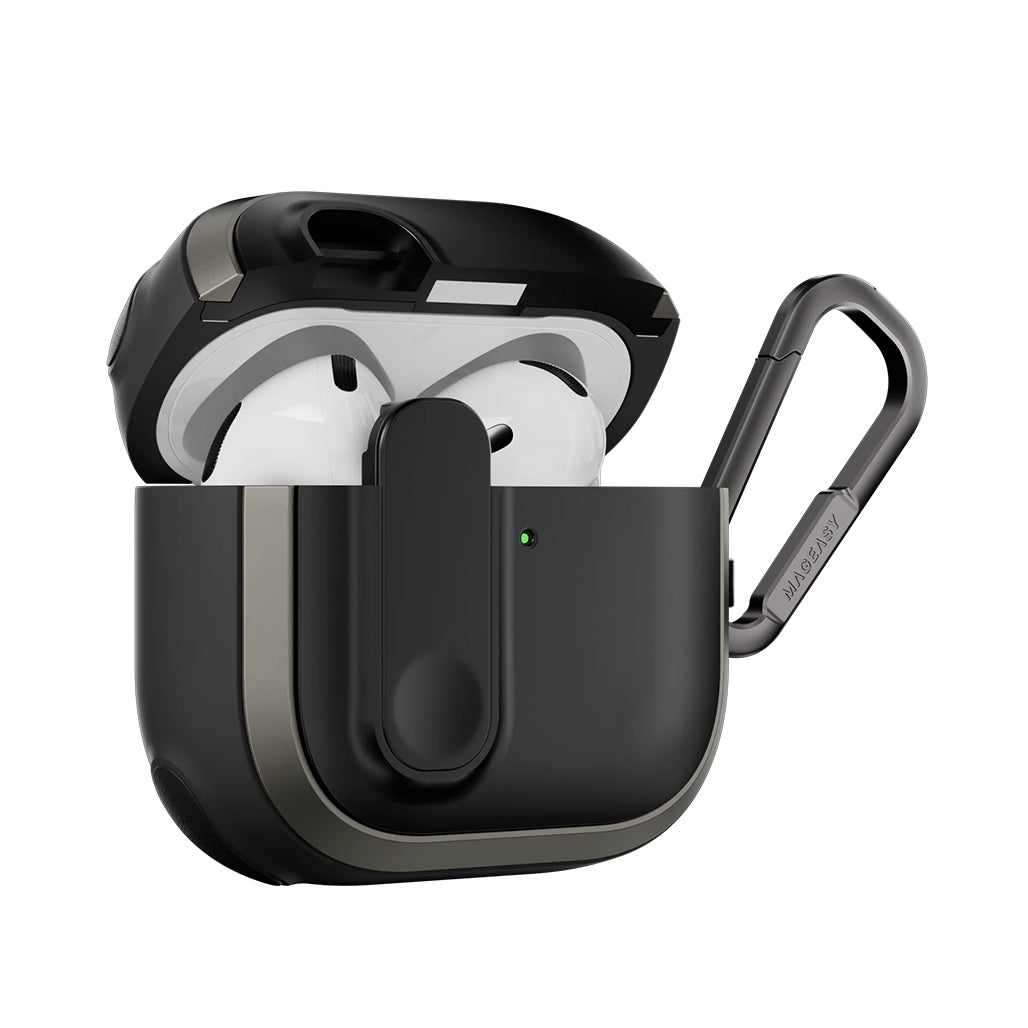 Mageasy Odyssey with Wrist Strap Magnetic Closure AirPods 4 Protective Case