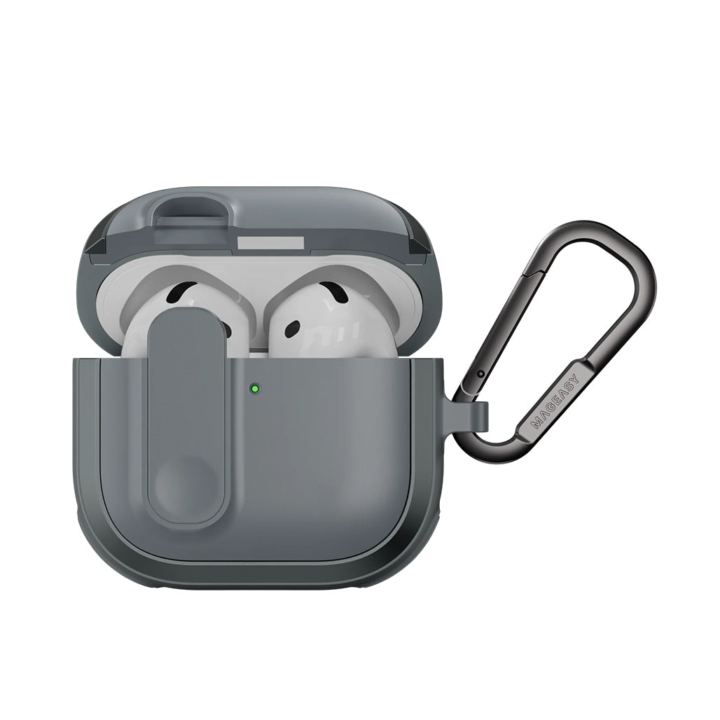 Mageasy Odyssey with Wrist Strap Magnetic Closure AirPods 4 Protective Case