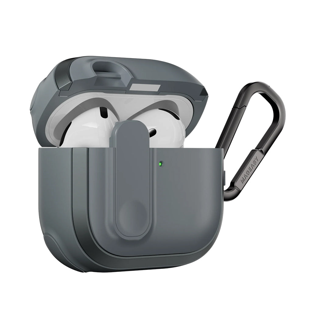 Mageasy Odyssey with Wrist Strap Magnetic Closure AirPods 4 Protective Case