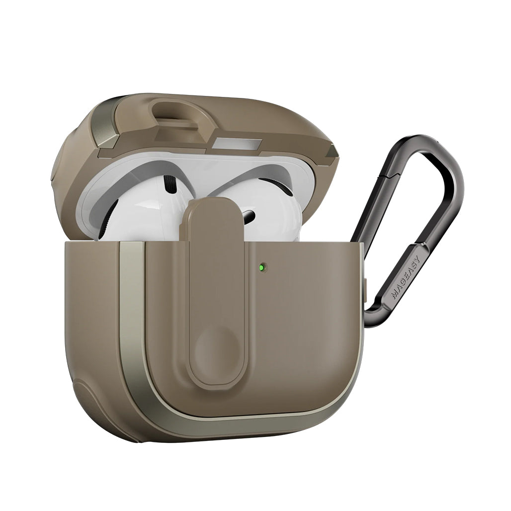 Mageasy Odyssey with Wrist Strap Magnetic Closure AirPods 4 Protective Case