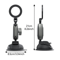 TELESIN Magnetic Suction Car Phone Mount – P3-SUS-02