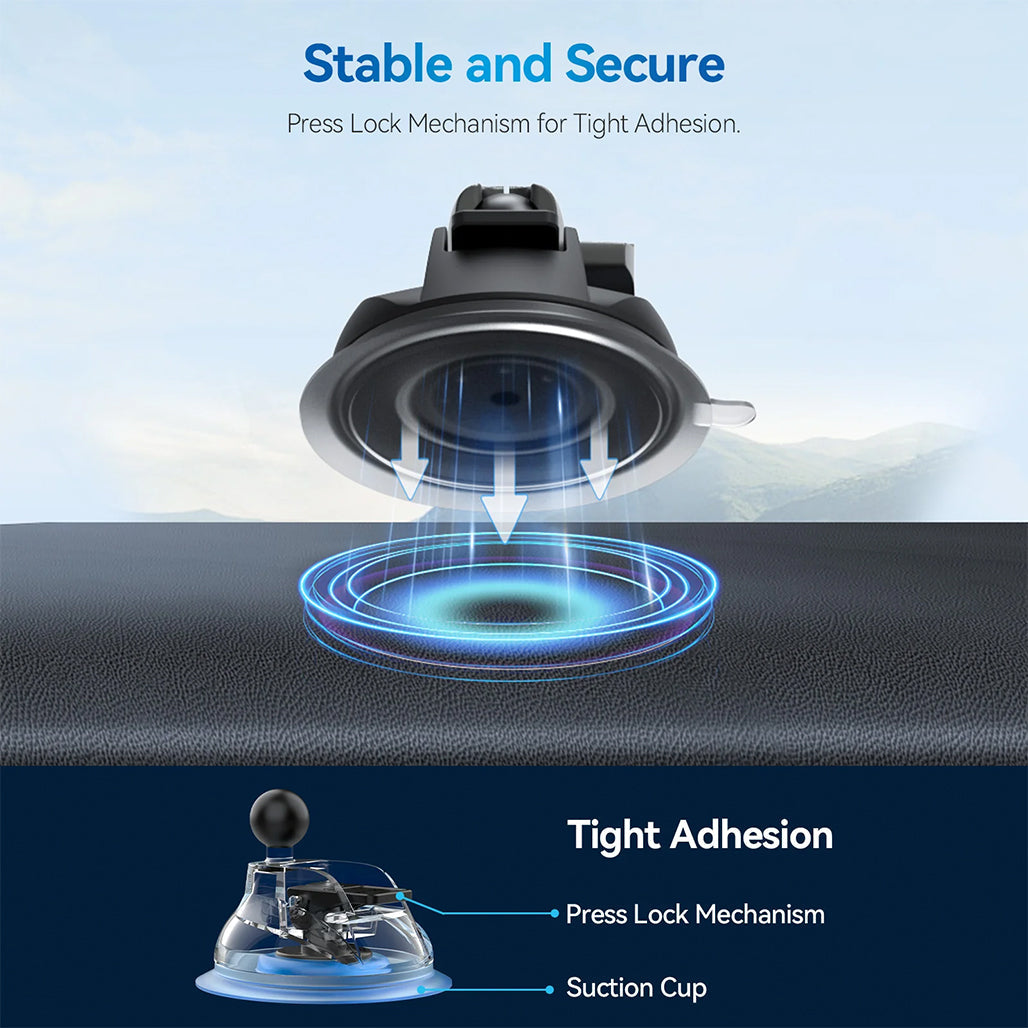 TELESIN Magnetic Suction Car Phone Mount – P3-SUS-02