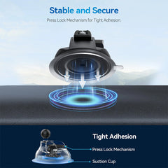 TELESIN Magnetic Suction Car Phone Mount – P3-SUS-02