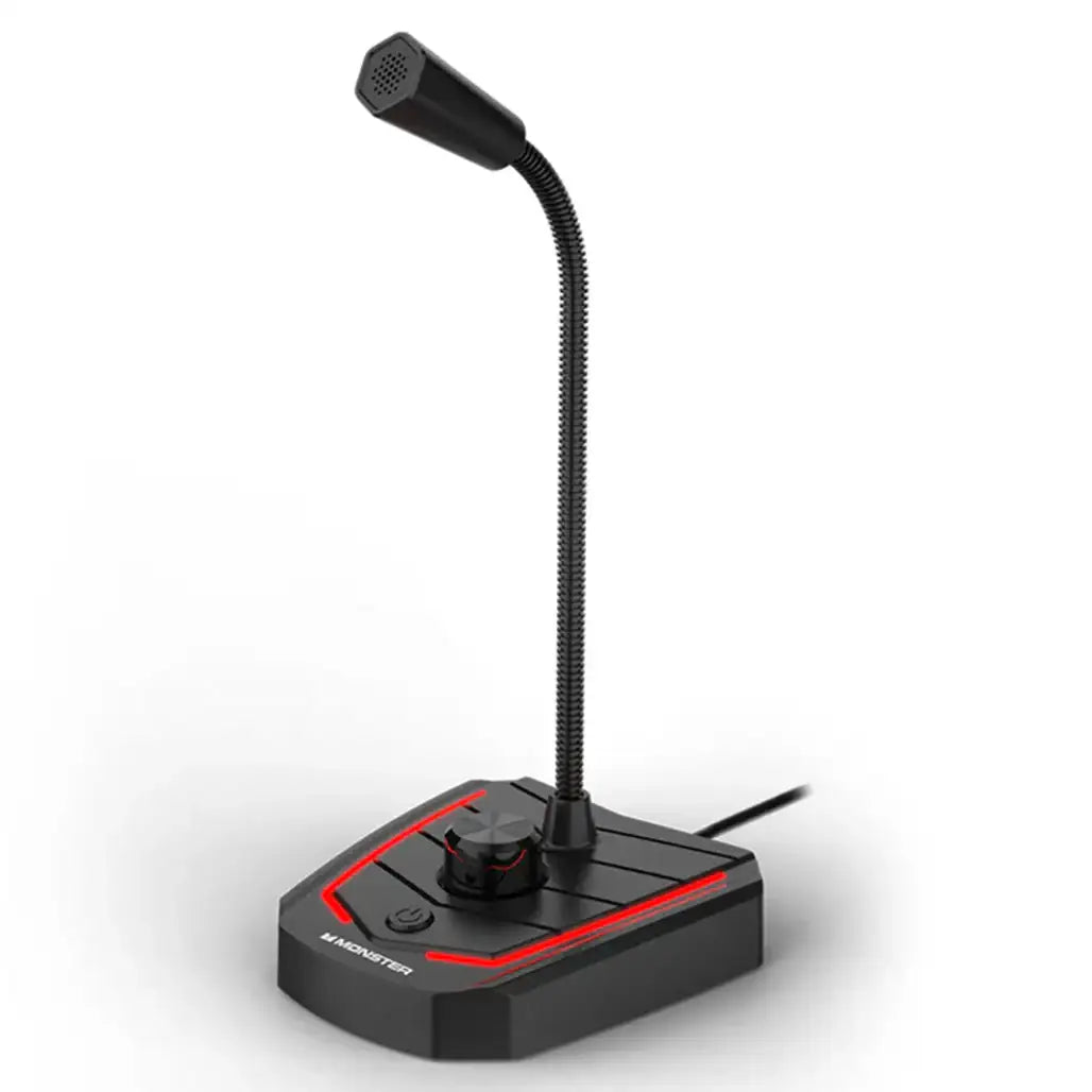 Monster Airmars GM03 RGB Mic – USB, Clear Sound for Streaming
