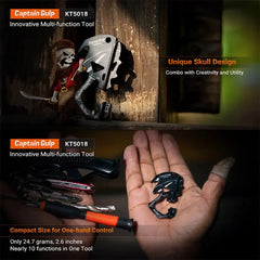 NexTool Captain Gulp KT5018 – 10‑in‑1 Skull‑Designed EDC Tool