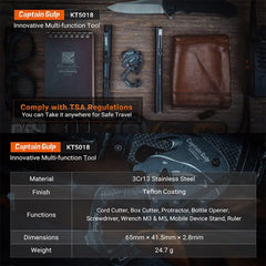 NexTool Captain Gulp KT5018 – 10‑in‑1 Skull‑Designed EDC Tool