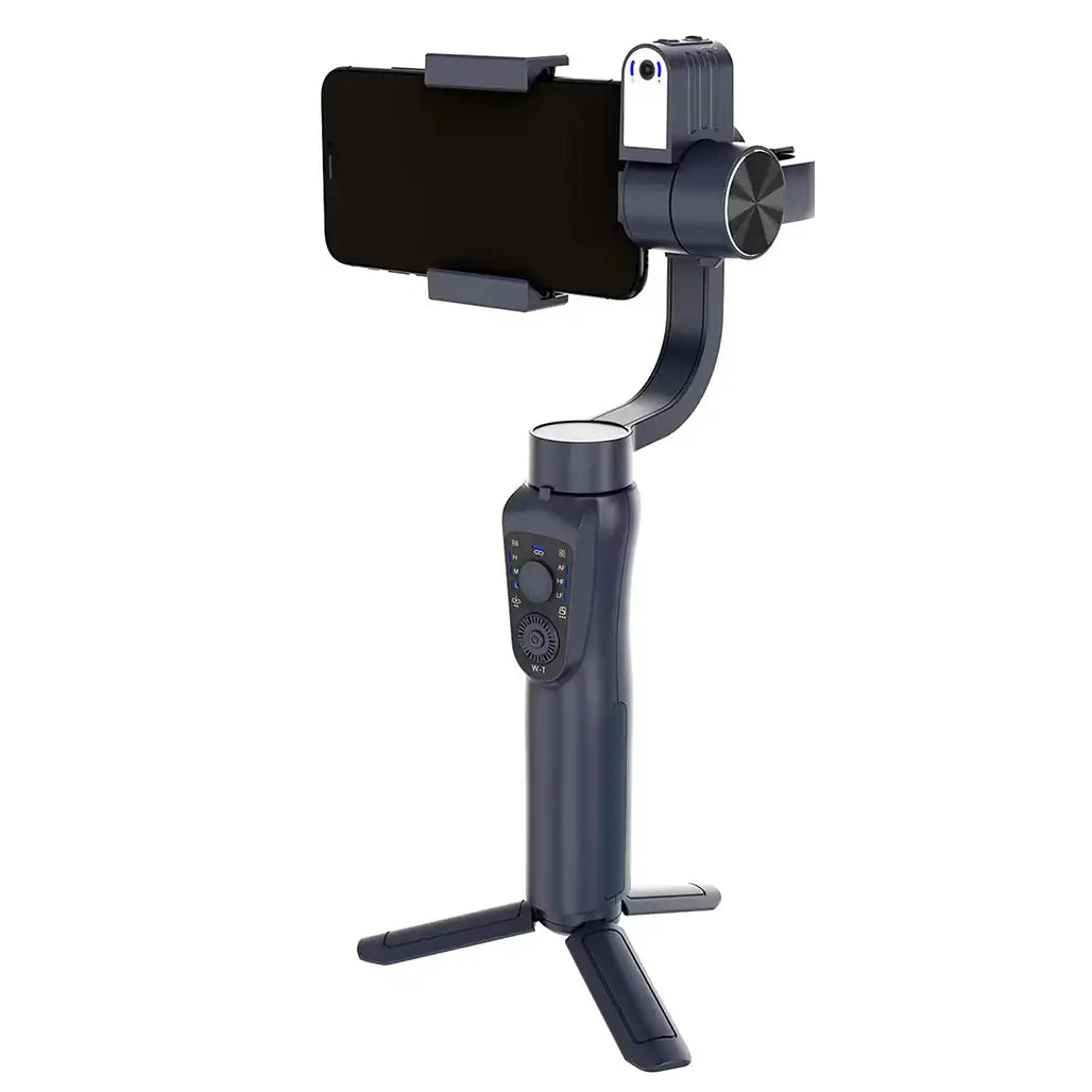 Porodo 3‑Axis AI Gimbal & Fill Light – Object Tracking, Power Bank