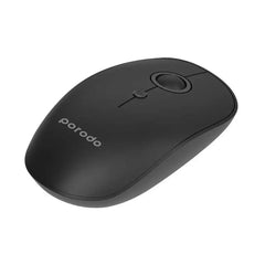 Porodo PD‑WM24BT‑BK Wireless Mouse – Bluetooth 5.0 & 2.4 GHz
