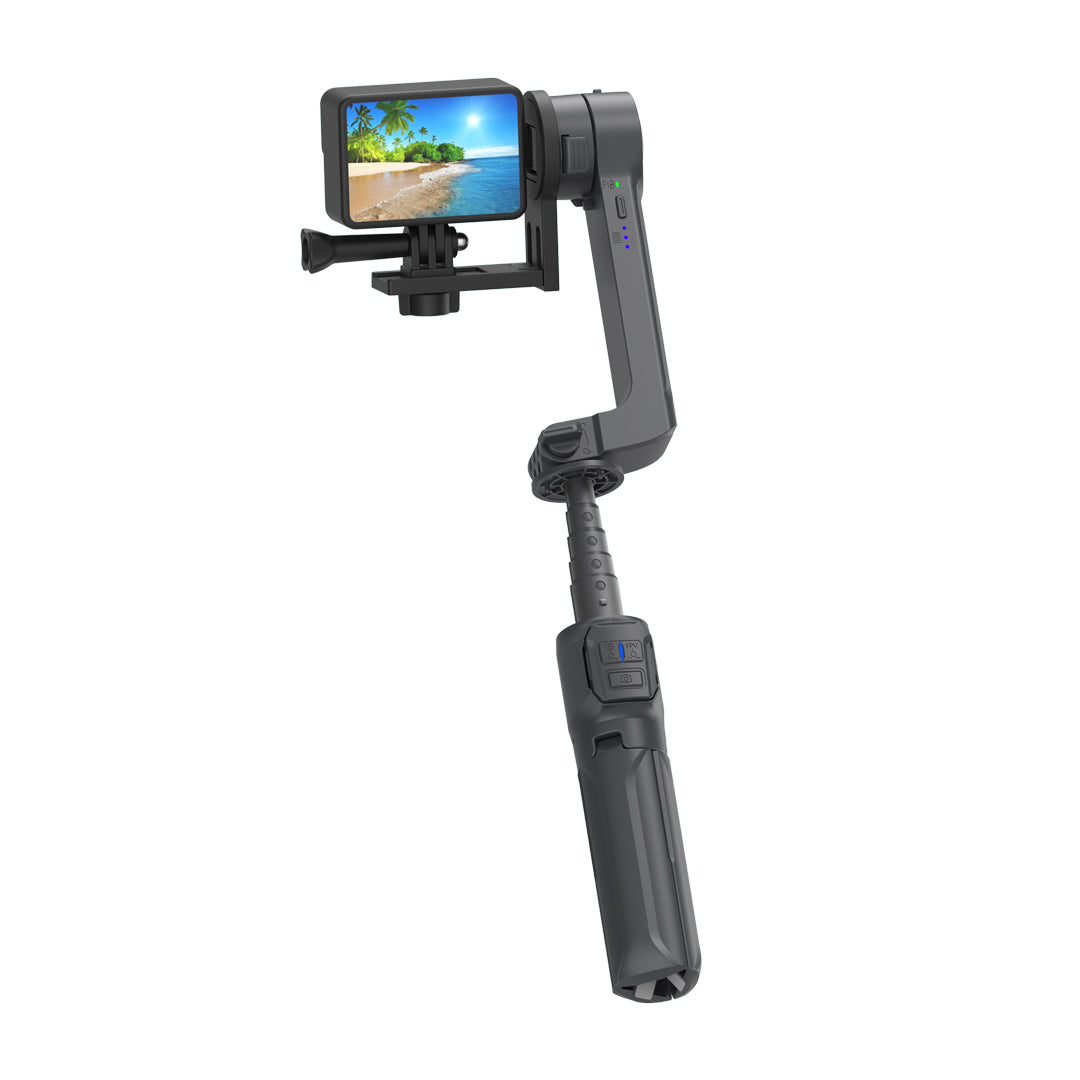 Porodo 2-Axis Gimbal Stabilizer – PD-LFST034-BK – Black