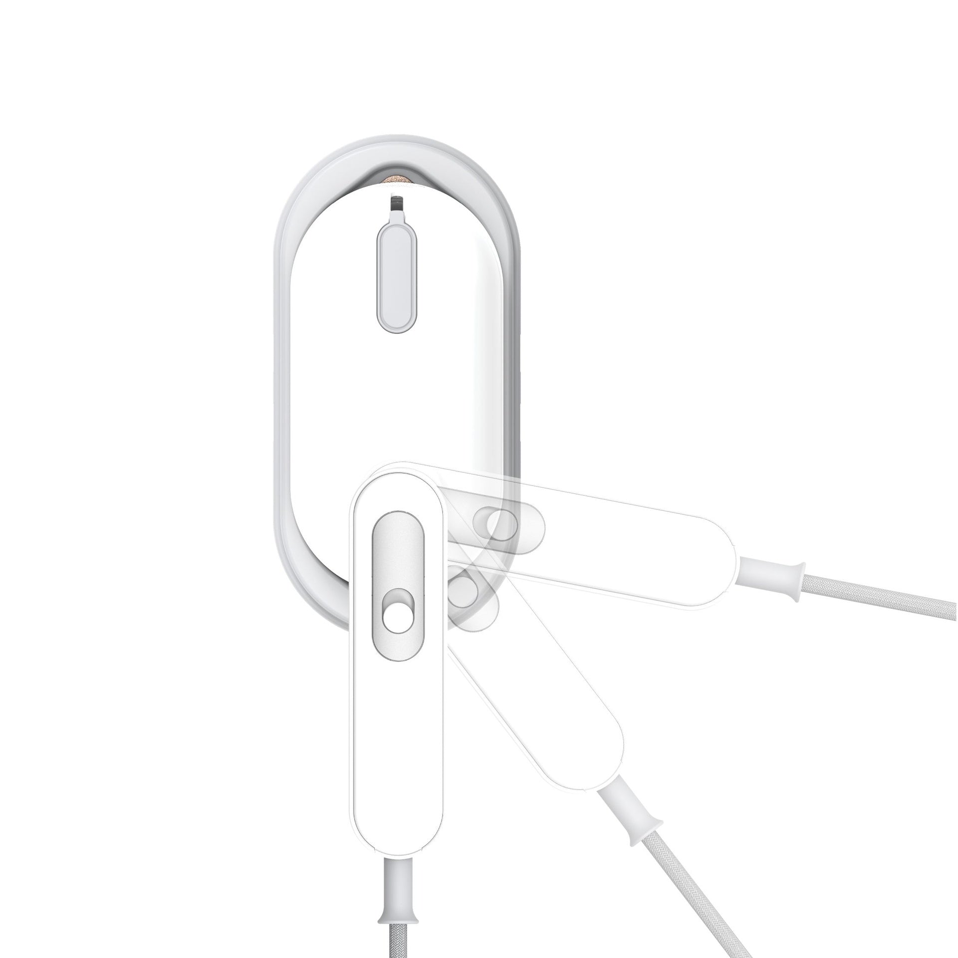 Porodo Lifestyle Mini Steam Iron 1100W – PD-LSMS1-WH – White