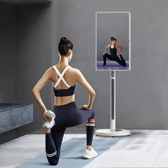 Powerology 32" Movable and Rotatable Android Smart Screen with Camera - White