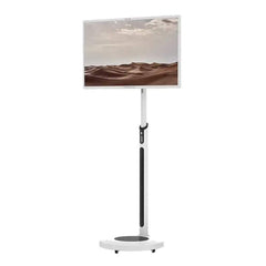 Powerology 32" Movable and Rotatable Android Smart Screen with Camera - White