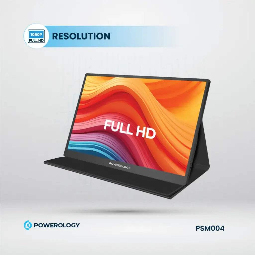Powerology 15.6" Ultra-Slim Portable 144Hz Monitor – Full HD IPS