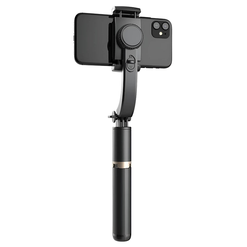 Q08 Stabilizer For Smartphone With Extendable Bluetooth Selfie Stick And Tripod Multifunction Remote 360 Automatic Rotation - Pixel Zones