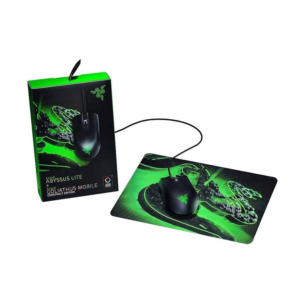 Razer Abyssus Lite Gaming Mouse & Goliathus Mobile Mousepad Bundle