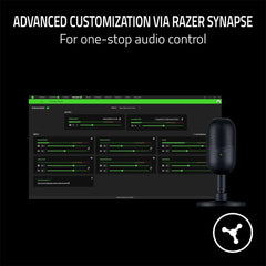 Razer Seiren V3 Mini USB Condenser Mic – Supercardioid, Tap‑to‑Mute