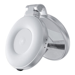 Telesin C03 Magnetic Selfie Ring Light – 3-Level Adjustable Lighting, Rotatable Design, Magnetic Quick Release, Built-In Makeup Mirror – S5-BGD-01