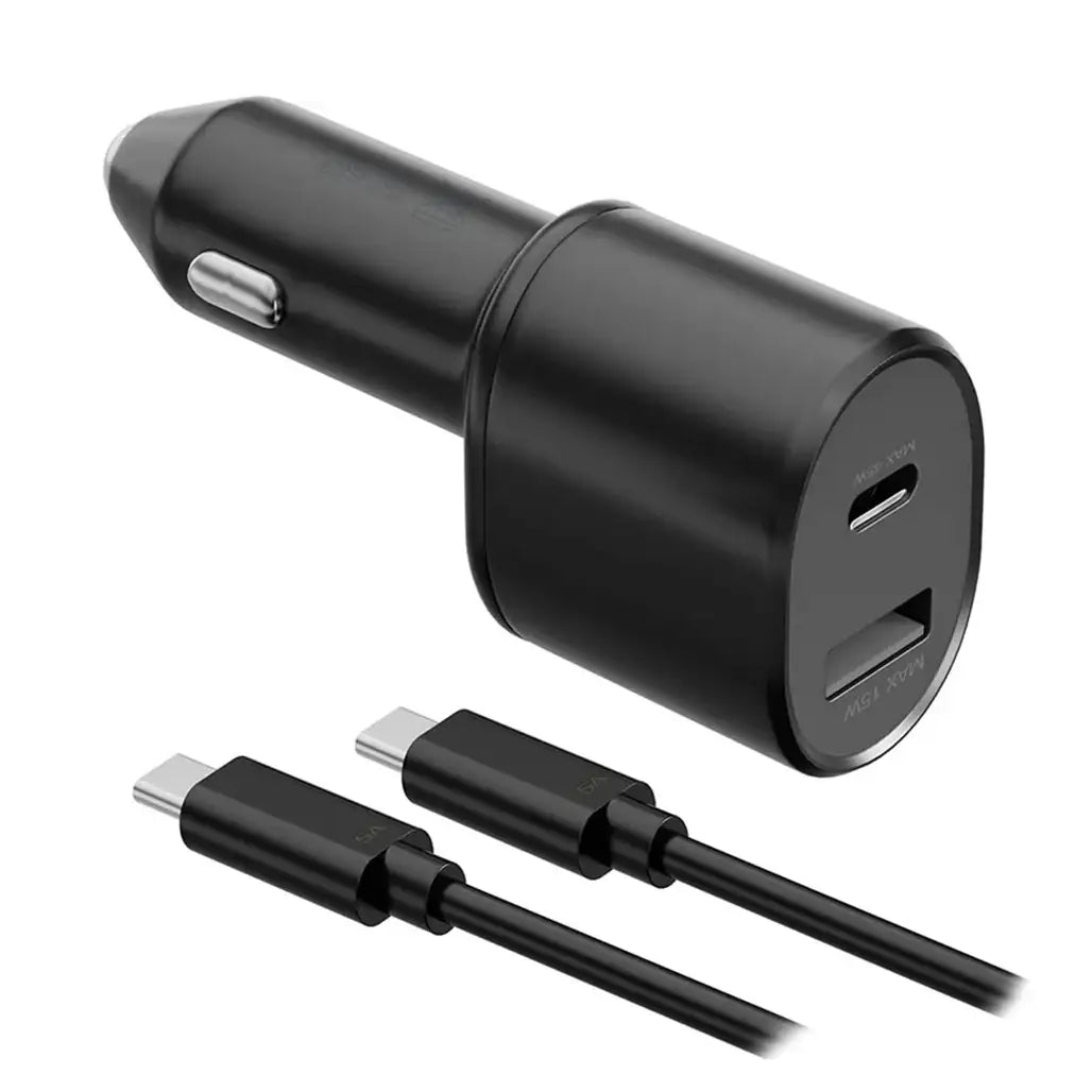 Samsung Super Fast Dual Car Charger – 45 W USB‑C & 15 W USB‑A