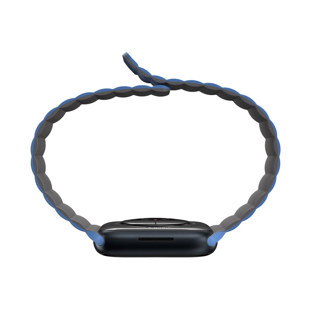 Mageasy SKIN Silicone Magnetic Apple Watch Band 44mm/45mm/49mm - Blue