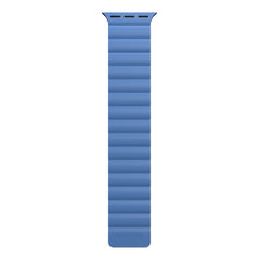 Mageasy SKIN Silicone Magnetic Apple Watch Band 44mm/45mm/49mm - Blue