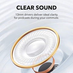 Anker Soundcore K20i Semi-In-Ear Bluetooth Earbuds with 36 Hours Playtime and AI Noise Reduction