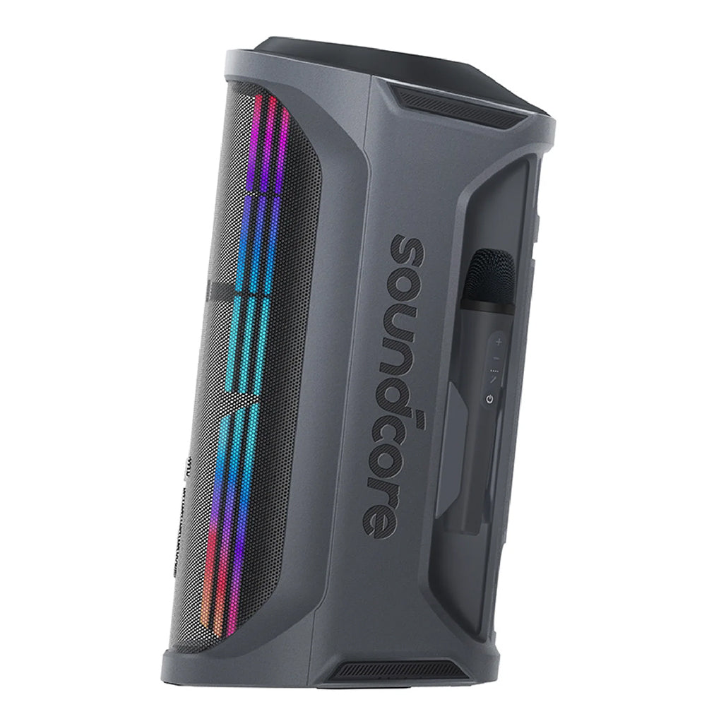 Anker Soundcore Rave 3 – AI Karaoke Party Speaker with Dual Wireless Microphones