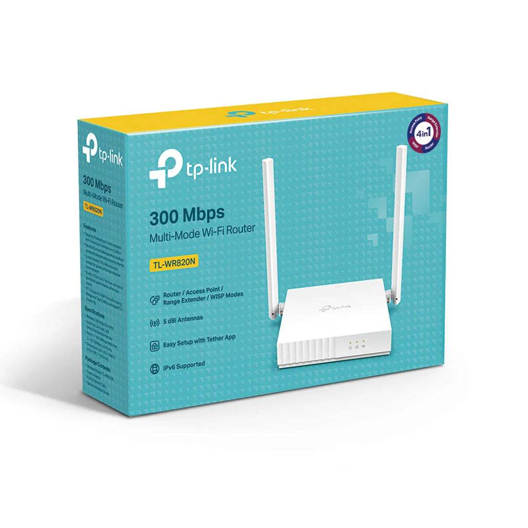 TP-Link TL-WR820N 300 Mbps Multi-Mode Wi-Fi Router Flexible Connectivity Solutions
