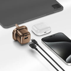 Momax 1-Charge 2-Port GaN Charger 30W - UM71CNL2