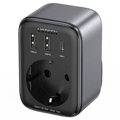 Ugreen CD314 4 in 1 Outlet Extender 30W 2x USB-A 1x USB-C Safety Protection - Pixel Zones