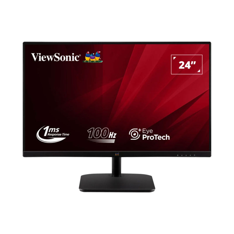 ViewSonic VA2432-MHD 24” IPS Monitor Featuring Display Port HDMI And Speakers
