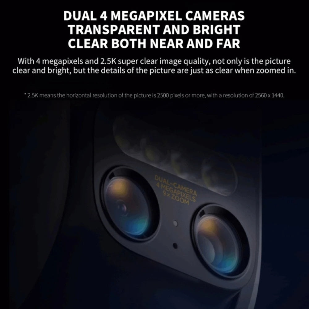 Xiaomi Outdoor Camera CW700S – Dual 4MP Lenses, 9x Hybrid Zoom, 2.5K UHD, Smart Night Vision, IP66 Weatherproof, Human & Vehicle Detection