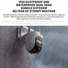 Xiaomi Outdoor Camera CW700S – Dual 4MP Lenses, 9x Hybrid Zoom, 2.5K UHD, Smart Night Vision, IP66 Weatherproof, Human & Vehicle Detection