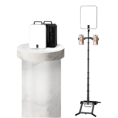 Portable Broadcast Light YY-33 – 14" LED Selfie & Video Lighting Kit with Adjustable Tripod, Phone Holder, and 4000mAh Battery