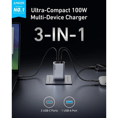 Anker Prime 100W GaN Charger – Triple-Port Fast Charging Powerhouse