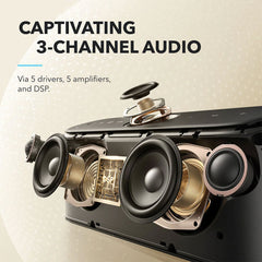 Anker Soundcore Motion X600 – Aurora Green | Portable Wireless Speaker with Spatial Audio