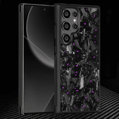 Carbonize Big Flake FORGED Carbon Fiber Cover — Real Carbon Fiber Case for Samsung S Series