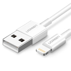 Ugreen US155 20728 USB-A to Lightning MFi Cable – 1m (White)