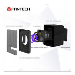 Fantech GS203 BEAT USB RGB Gaming & Music Speaker – Compact Stereo Sound System