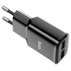 Hoco C88A USB-C Adapter with Charging Cable – 2.4A EU Plug Fast Charger