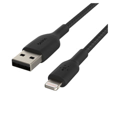 Belkin BoostCharge Braided Lightning to USB-A Cable 1.2m - Pixel Zones