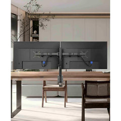 Kaloc DW220-J Dual Monitor Arm Desk Mount Fully Adjustable Stand 17" to 27" - Pixel Zones