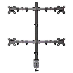 Kaloc KLC-DW240-J 4 Monitor Desk Mount Heavy Duty Fully Adjustable Stand 17" to 27" - Pixel Zones