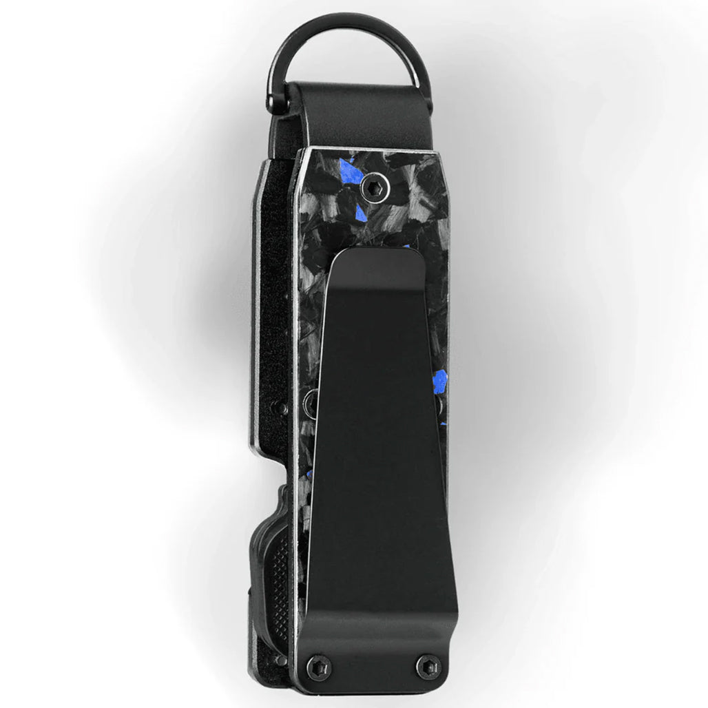 Carbonize Forged Carbon Fiber Key Organizer Lite - Real Forged Carbon Design (Black, Gold, Blue, Red & Purple)