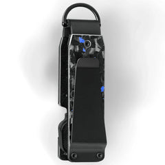 Carbonize Forged Carbon Fiber Key Organizer Lite - Real Forged Carbon Design (Black, Gold, Blue, Red & Purple)