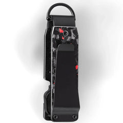Carbonize Forged Carbon Fiber Key Organizer Lite - Real Forged Carbon Design (Black, Gold, Blue, Red & Purple)