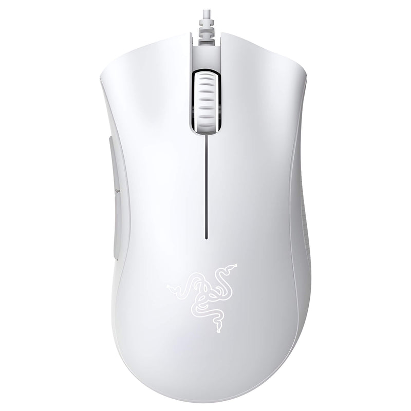 Razer DeathAdder Essential White Edition Ergonomic Wired Gaming Mouse - Pixel Zones