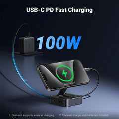 UGREEN 4-in-1 Magnetic USB-C Hub for Phone – 4K@60Hz HDMI, 100W PD, Data Transfer