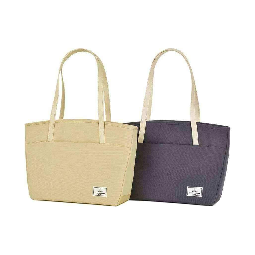 WIWU Ora Tote Pocket for Laptop 16 Inches Beige - Pixel Zones