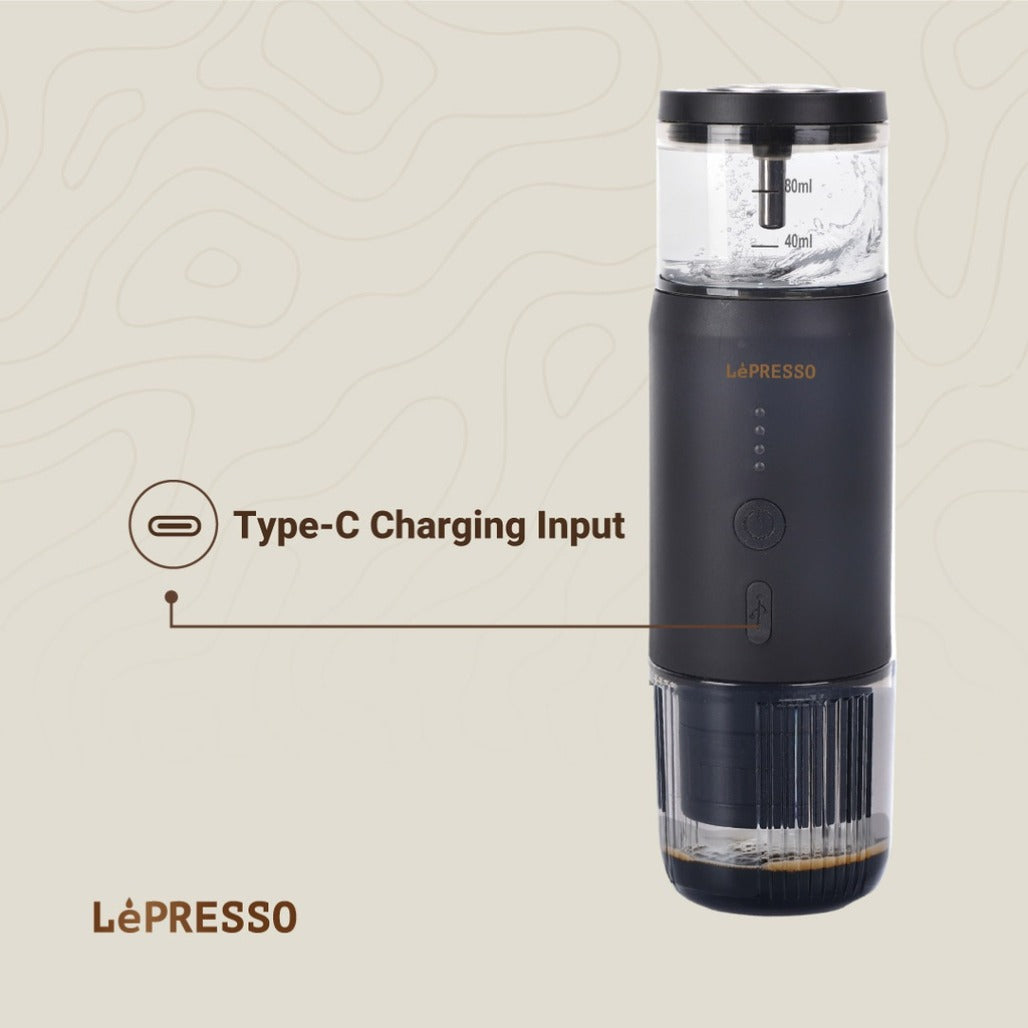 LePresso Portable Espresso Machine - LPCFFM0001-BK